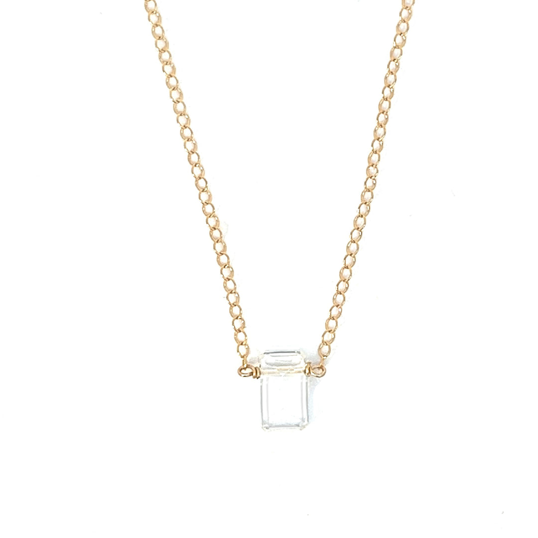 birthstone baguette necklace - valentshop.com