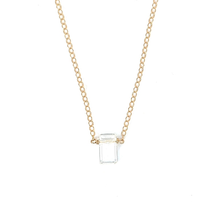 birthstone baguette necklace - valentshop.com