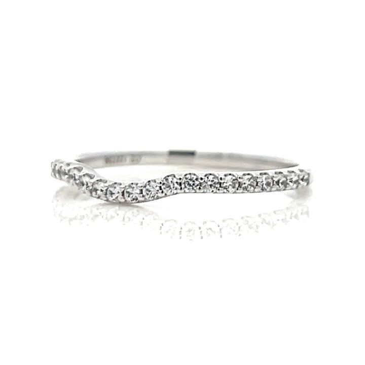 wavy diamond pave band - Valentshop Jewelry