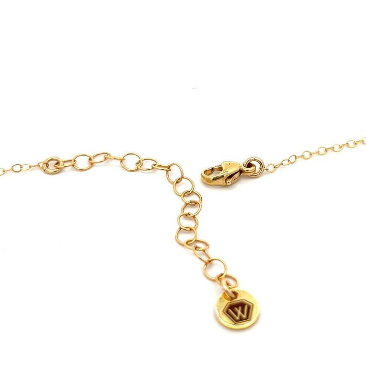 five-drop birthstone coin necklace - valentshop.com