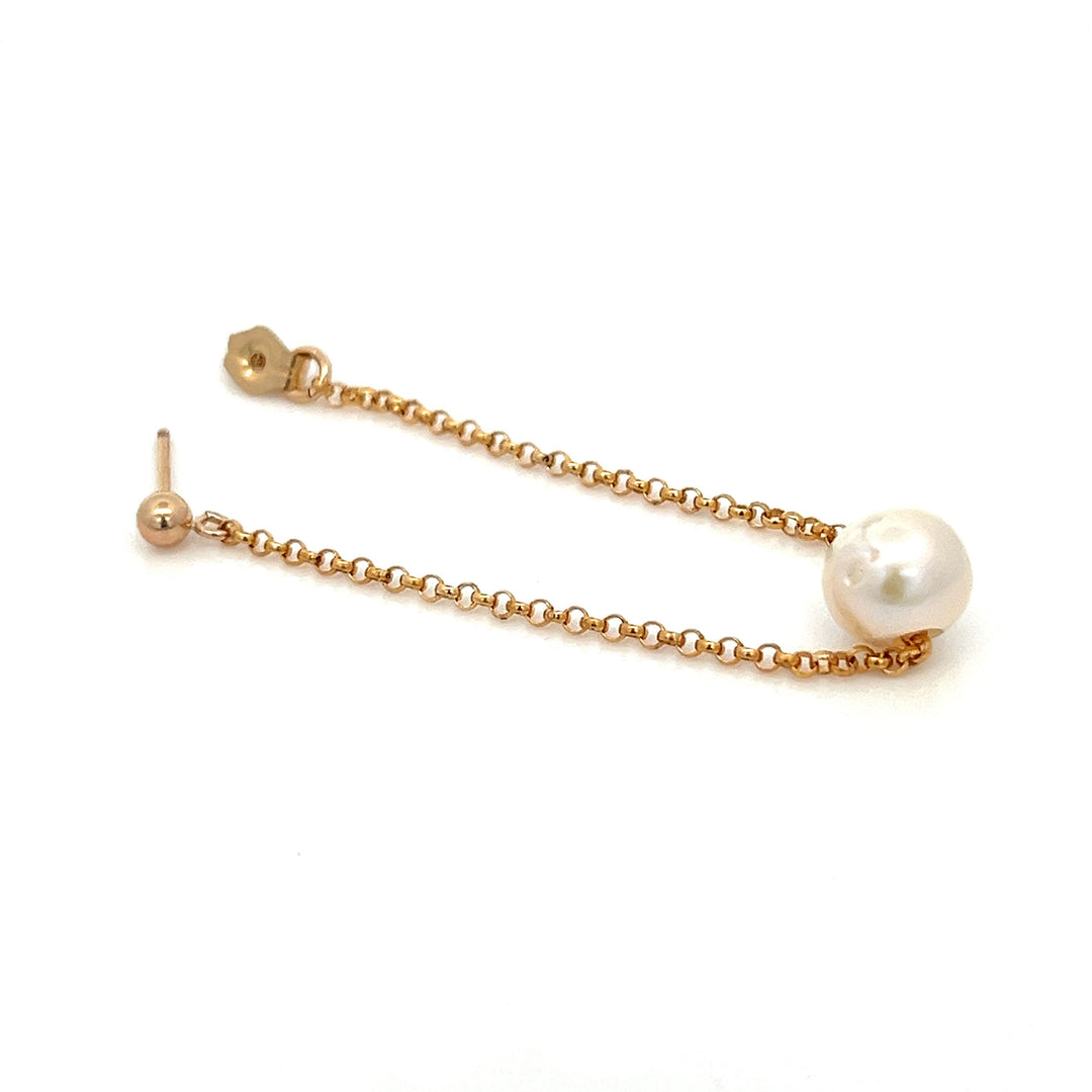 front-to-back pearl swing earrings - valentshop.com