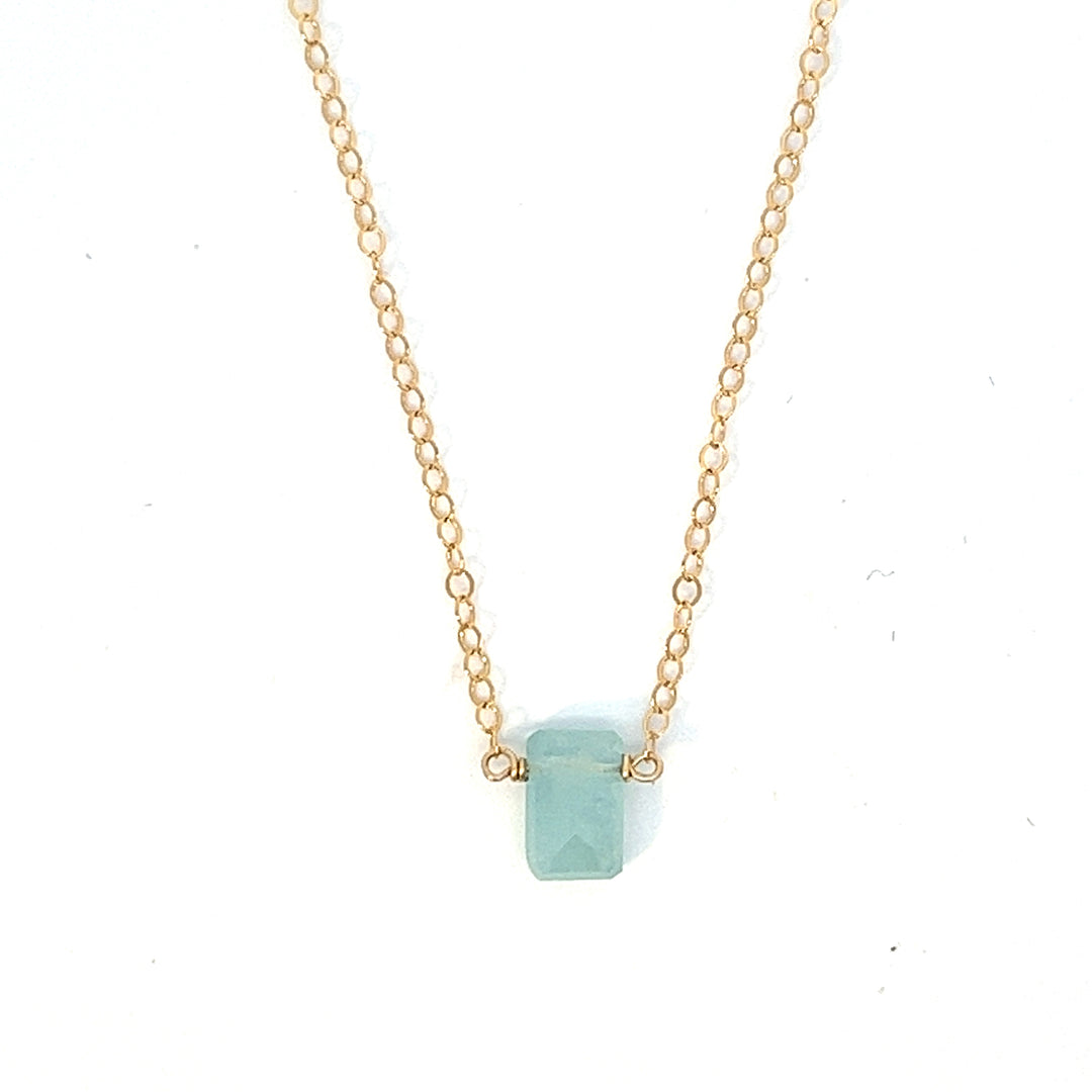 birthstone baguette necklace - valentshop.com