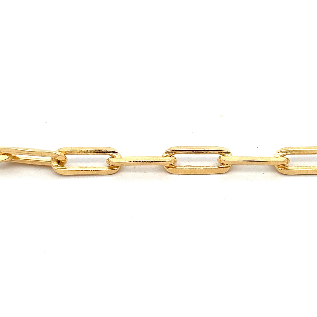 14K-gold-filled bold paperclip necklace - 18" - valentshop.com