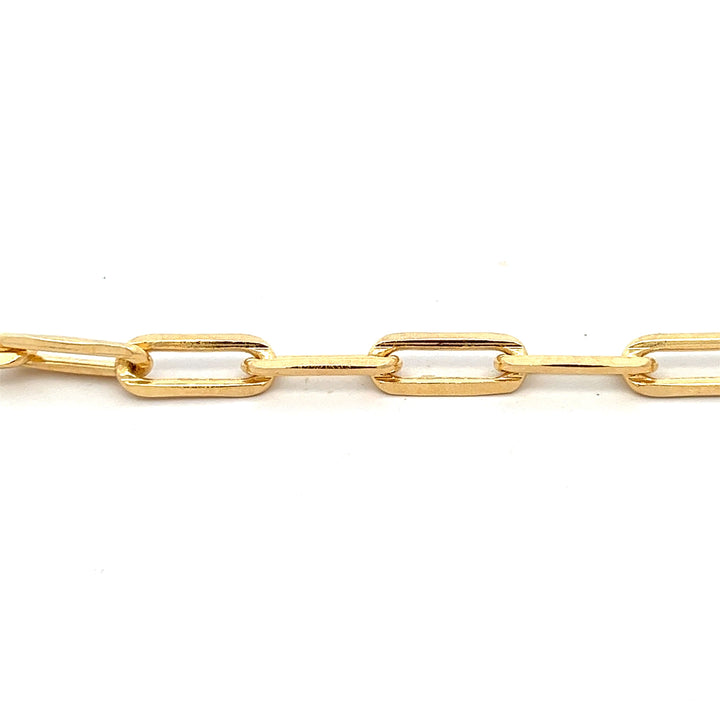 14K-gold-filled bold paperclip necklace - 18" - valentshop.com