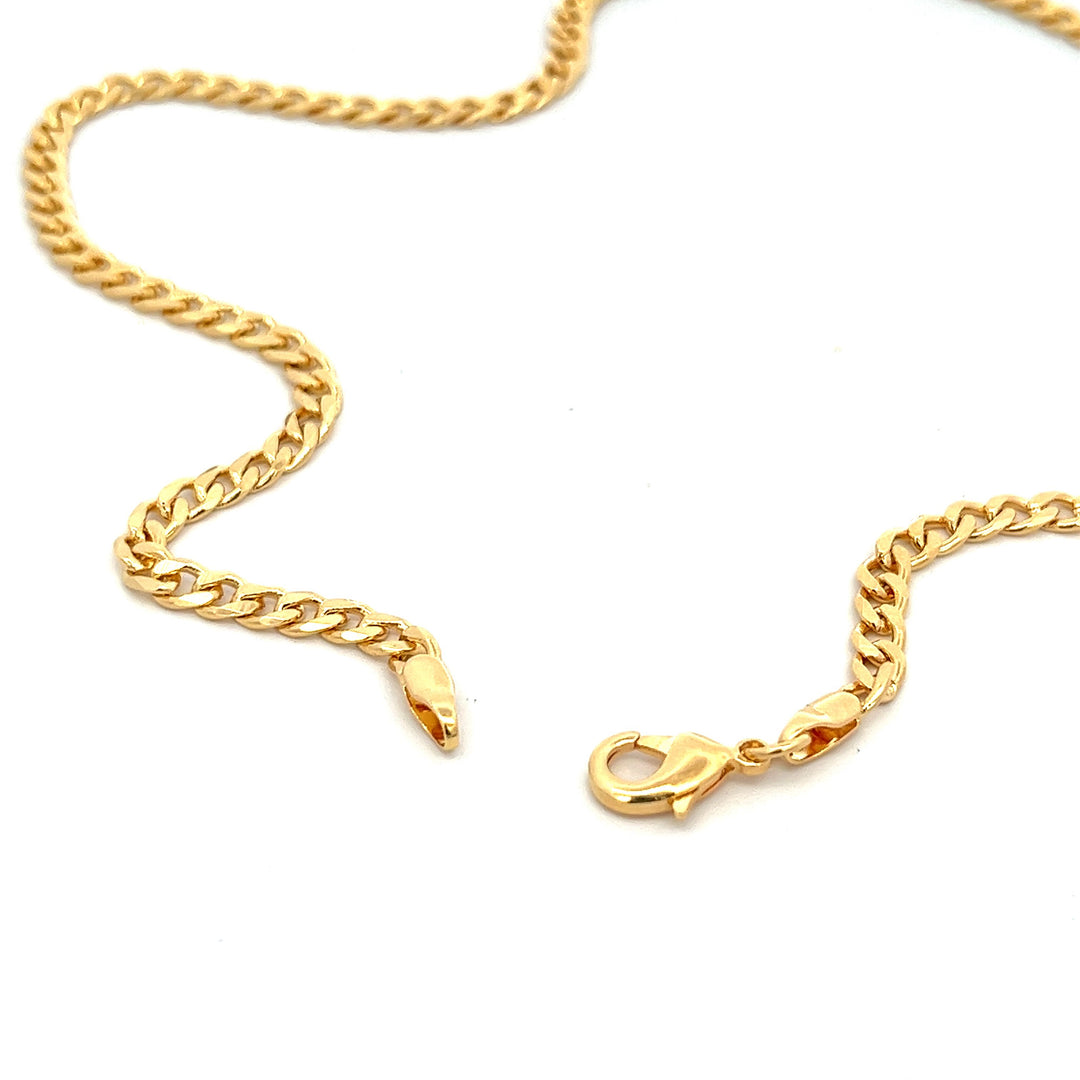 14K-gold-filled classic curb chain necklace - 16" - valentshop.com