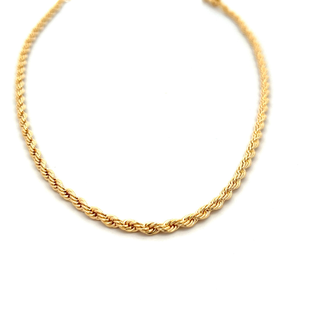 14K-gold-filled classic rope necklace - 16" - valentshop.com