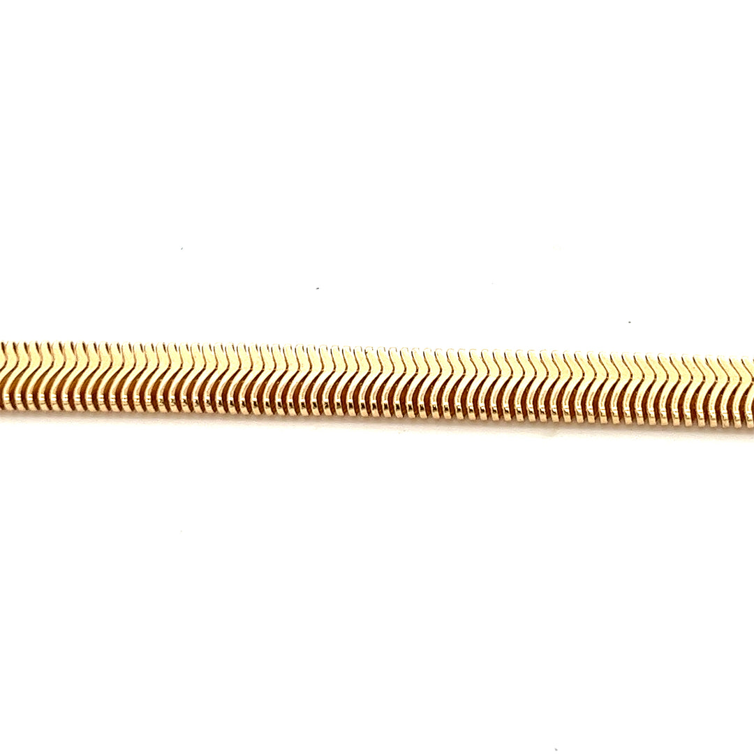 14K-gold-filled cobra necklace - 16" - valentshop.com