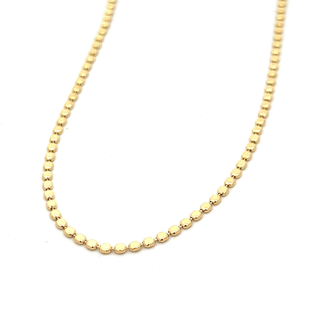 14K-gold-filled disco chain necklace - valentshop.com