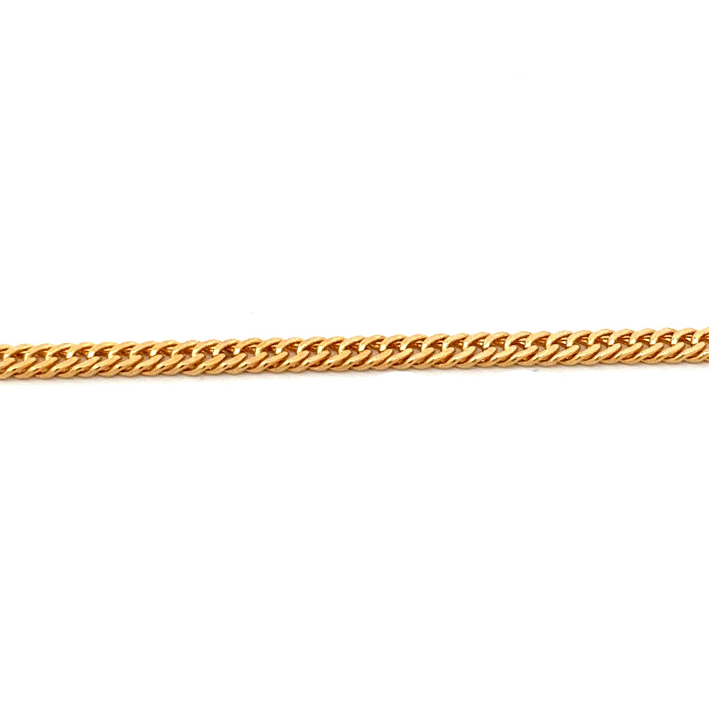 14K-gold-filled fancy curb chain necklace - 16" - valentshop.com