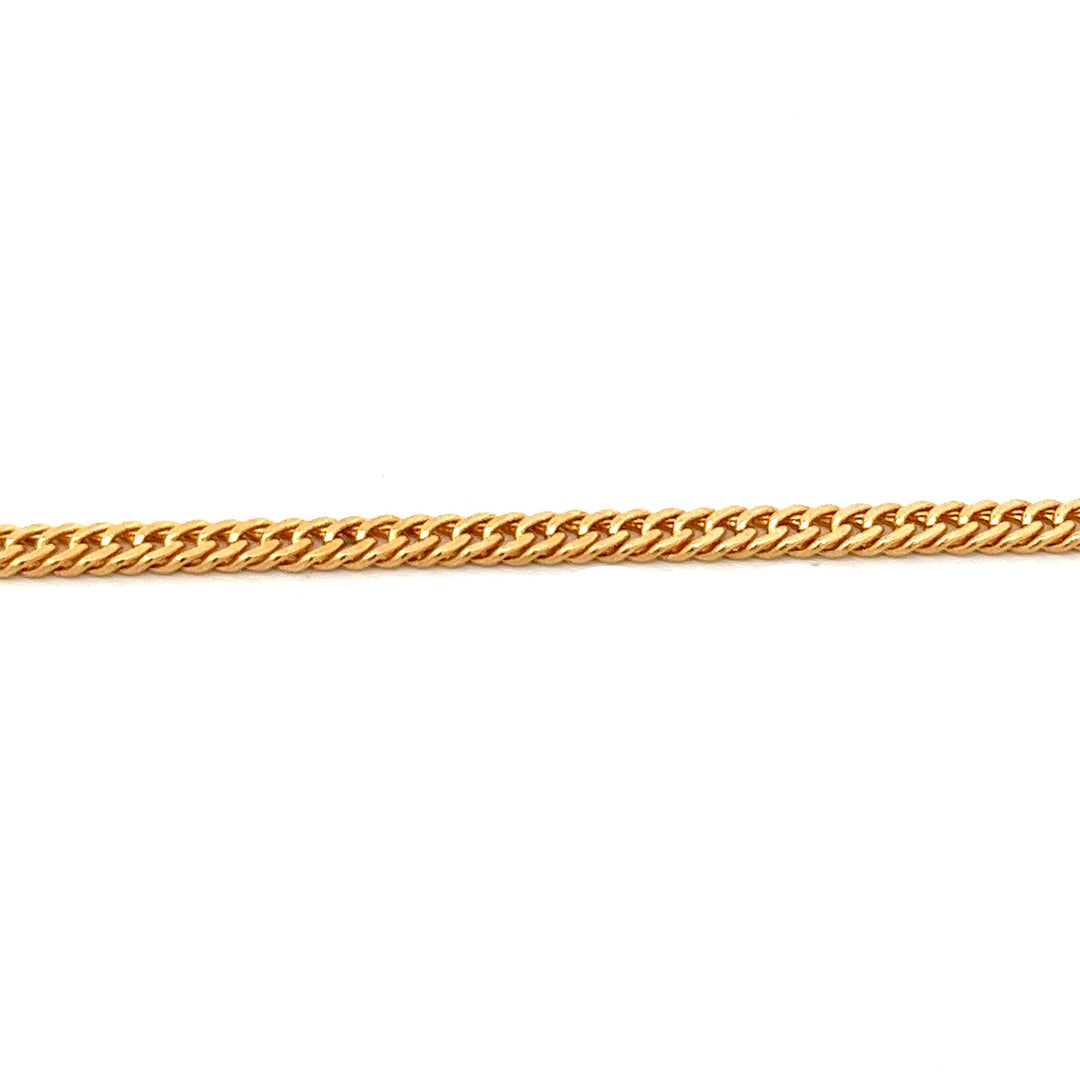 14K-gold-filled fancy curb chain necklace - 16" - valentshop.com