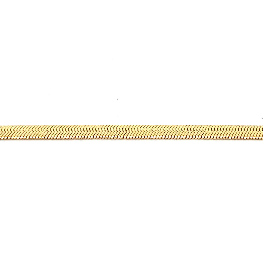 14K-gold-filled herringbone necklace - 16" - valentshop.com