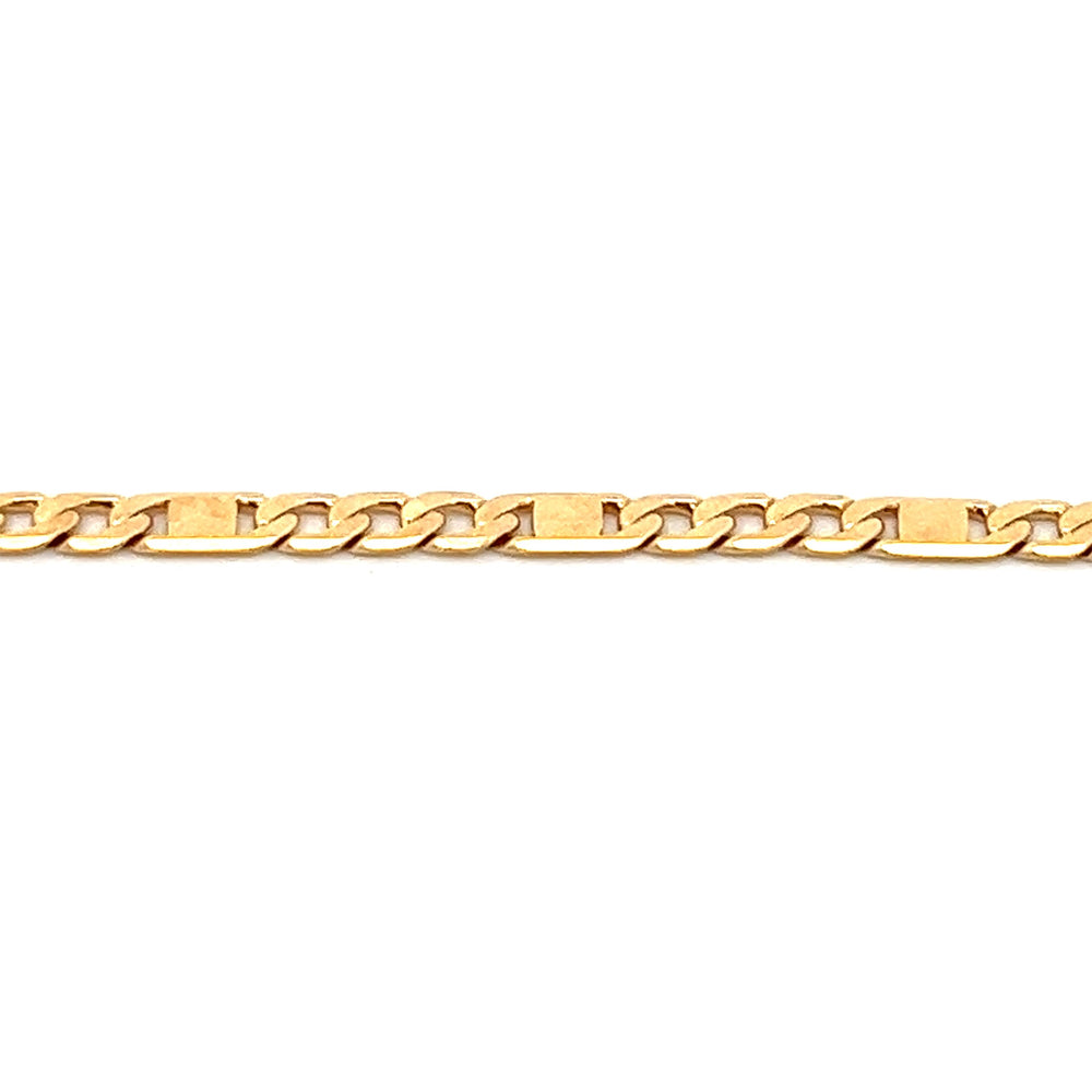 14K-gold-filled mirror anchor necklace - 16" - valentshop.com