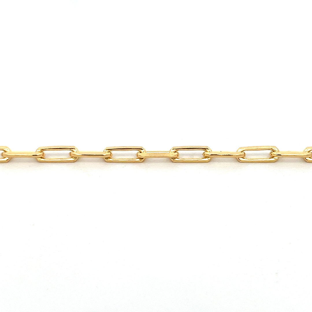 14K-gold-filled paperclip necklace - 16" - valentshop.com