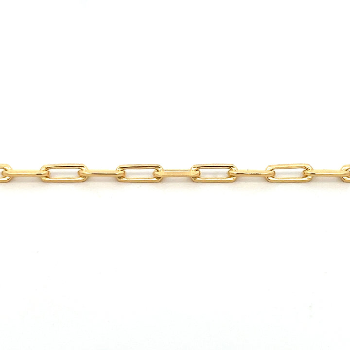 14K-gold-filled paperclip necklace - 16" - valentshop.com