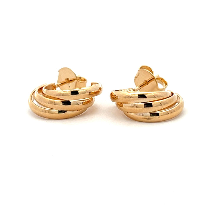 14K-gold-filled triple ring huggies - valentshop.com