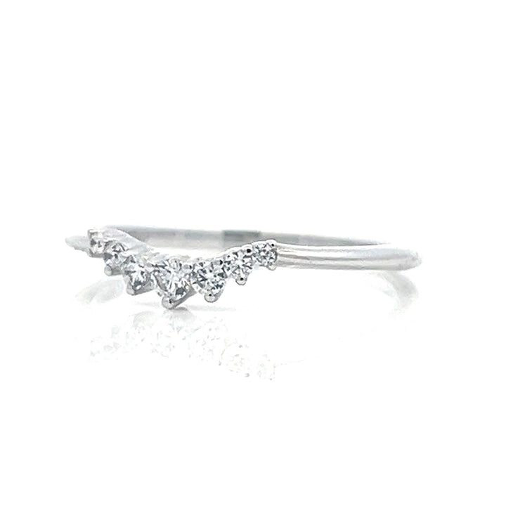 graduated tiara diamond band - Valentshop Jewelry