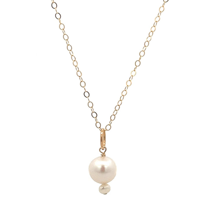 graduated pearl pendant necklace - valentshop.com