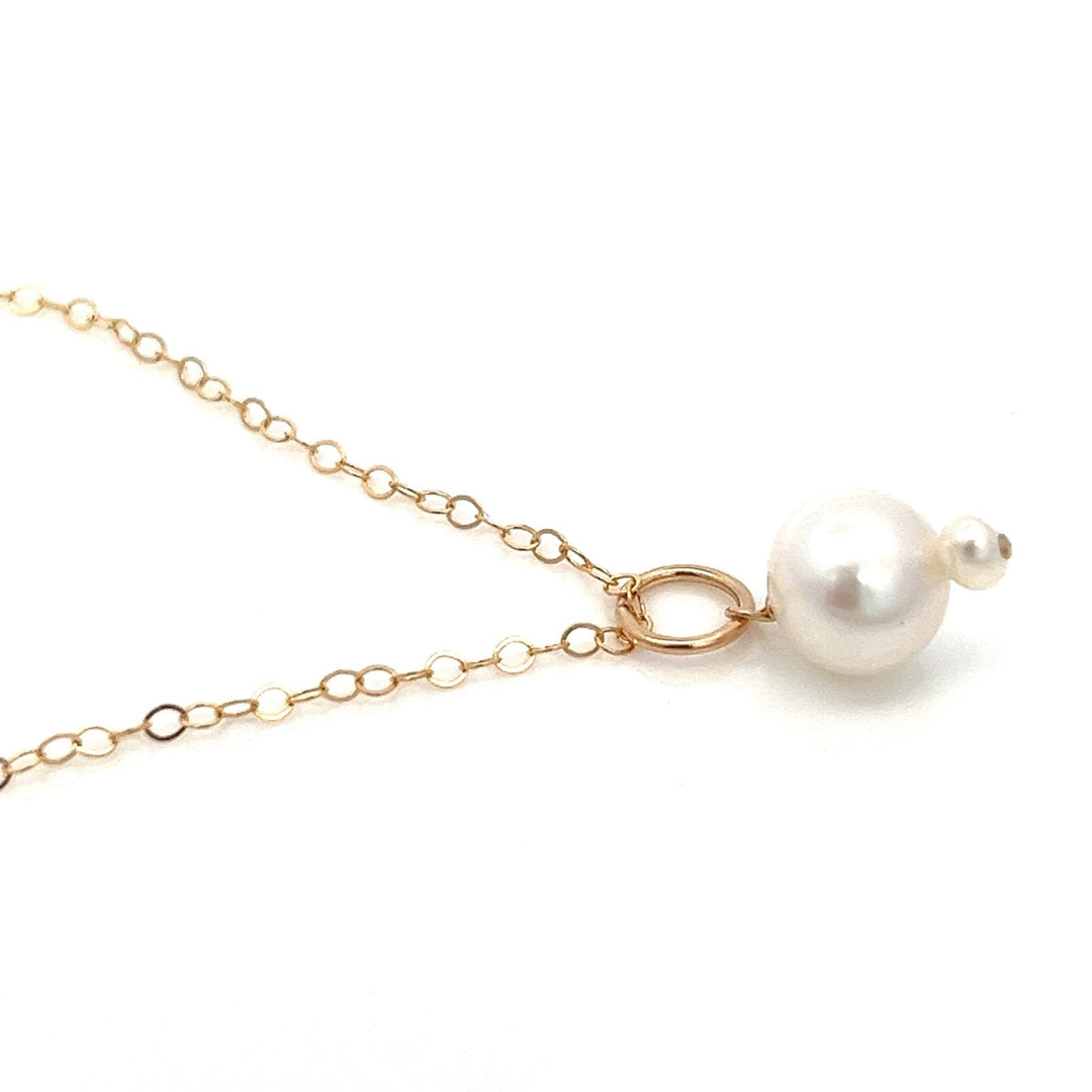 graduated pearl pendant necklace - valentshop.com
