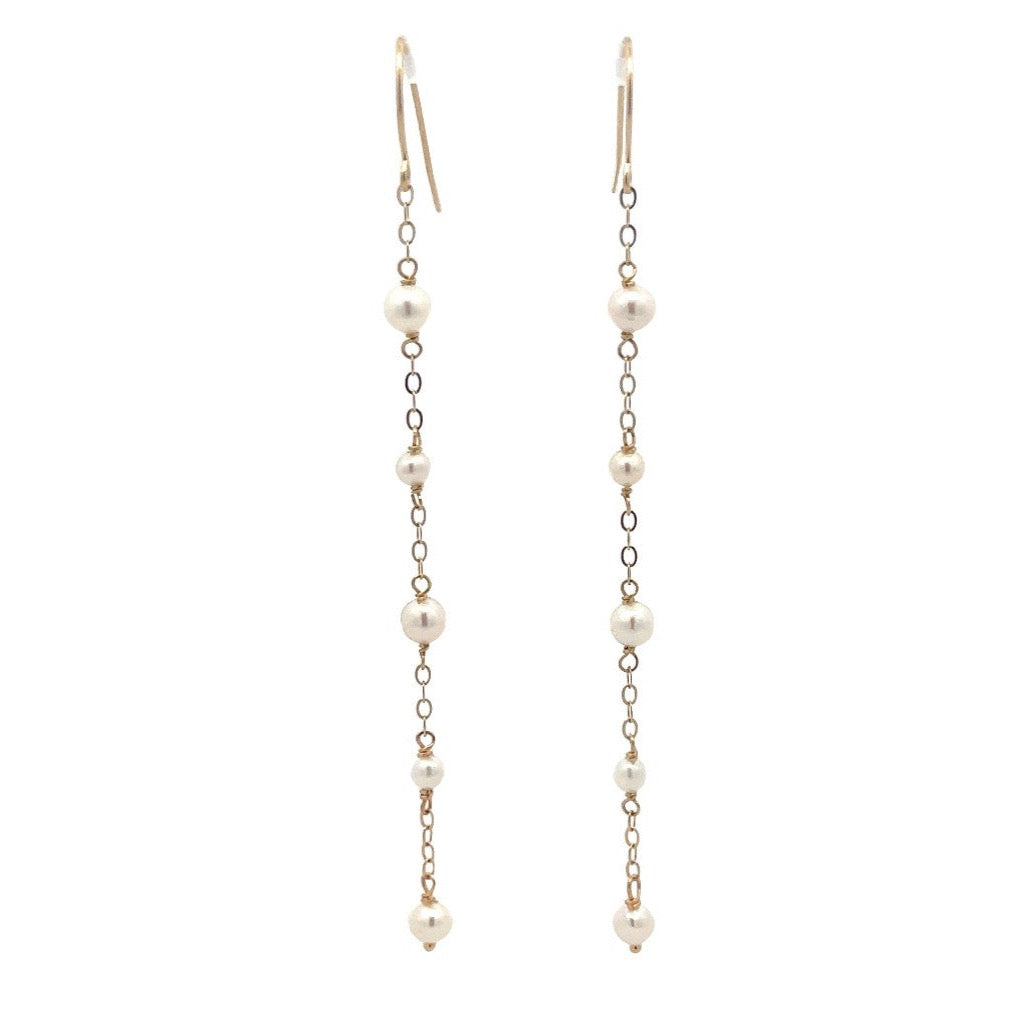 van luna - five baby akoya pearl earrings - valentshop.com