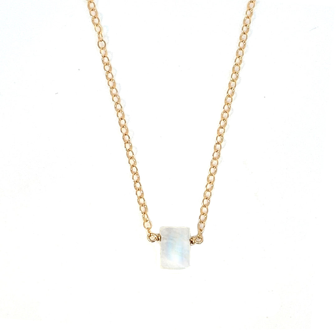 birthstone baguette necklace - valentshop.com