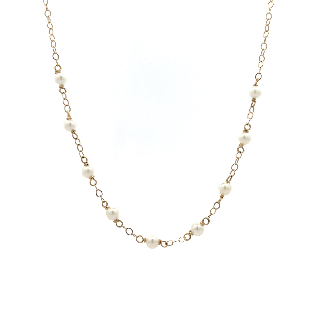 van luna - nine baby pearl necklace - valentshop.com