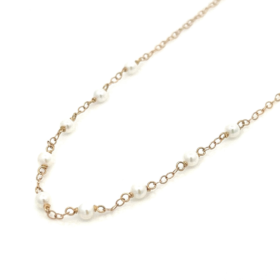 van luna - nine baby pearl necklace - valentshop.com