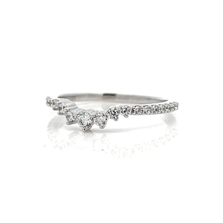 contour diamond band - Valentshop Jewelry