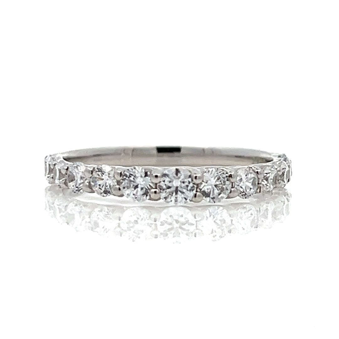 scalloped graduated diamond band - Valentshop Jewelry