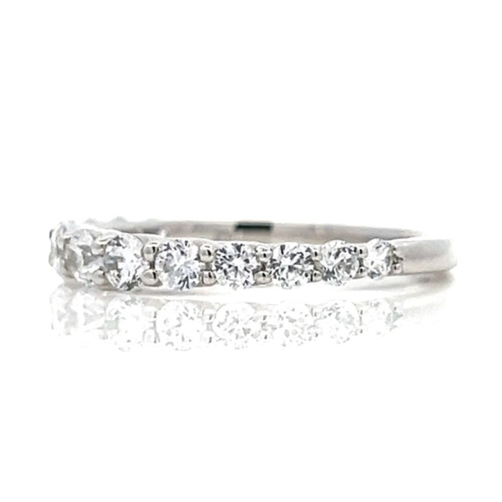 scalloped graduated diamond band - Valentshop Jewelry