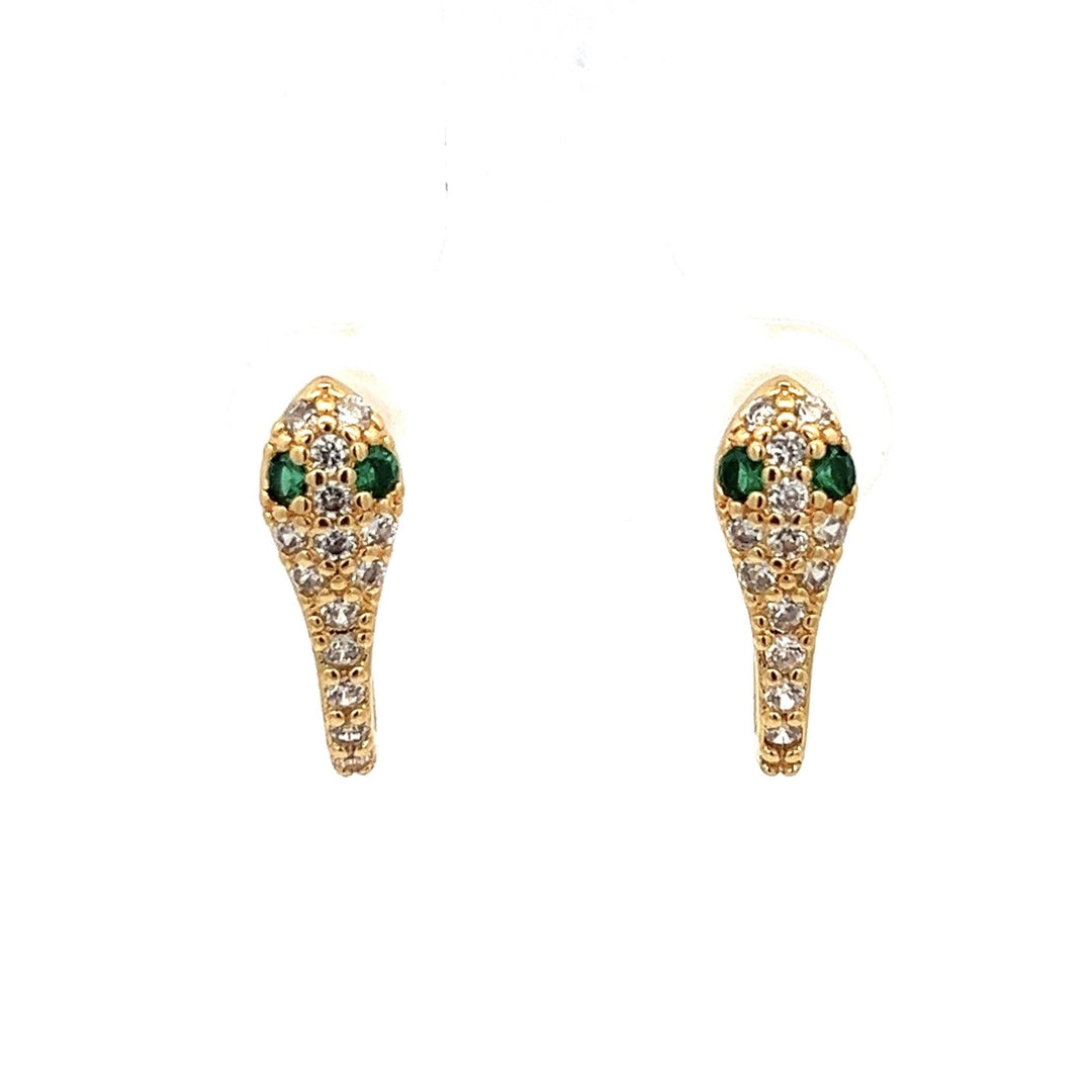 14K-gold-filled sparkly snake huggies - valentshop.com