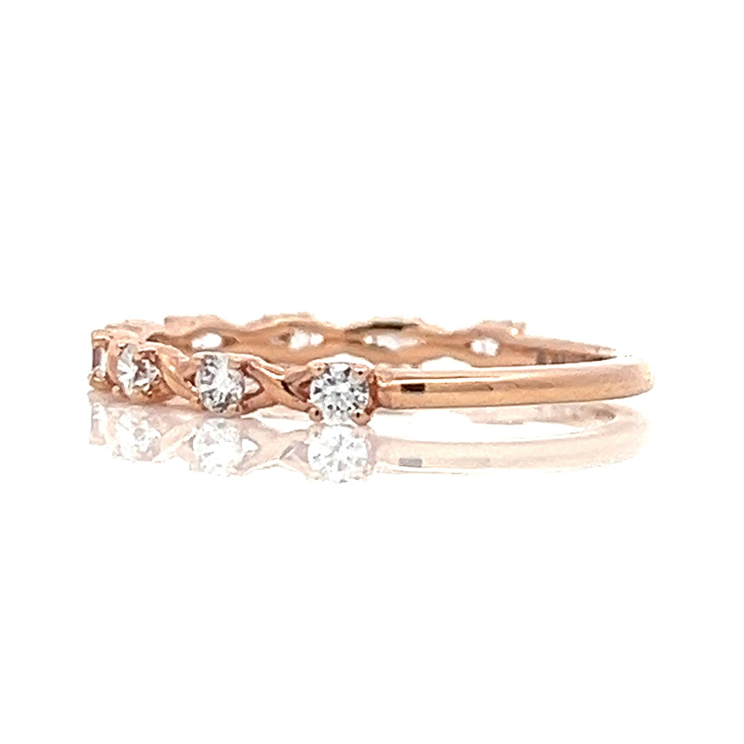 twisted diamond band - Valentshop Jewelry